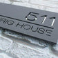 Grey & Silver Mirror Address Plaque | GN009 - GloriousGifts.Pk | Pakistan's 1 Office & Home Decoration Brand