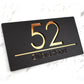 Golden Mirror House Name Plaque | GN010 - GloriousGifts.Pk | Pakistan's 1 Office & Home Decoration Brand
