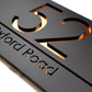 Golden Mirror House Name Plaque | GN010 - GloriousGifts.Pk | Pakistan's 1 Office & Home Decoration Brand