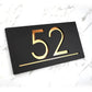 Golden Mirror House Name Plaque | GN010 - GloriousGifts.Pk | Pakistan's 1 Office & Home Decoration Brand