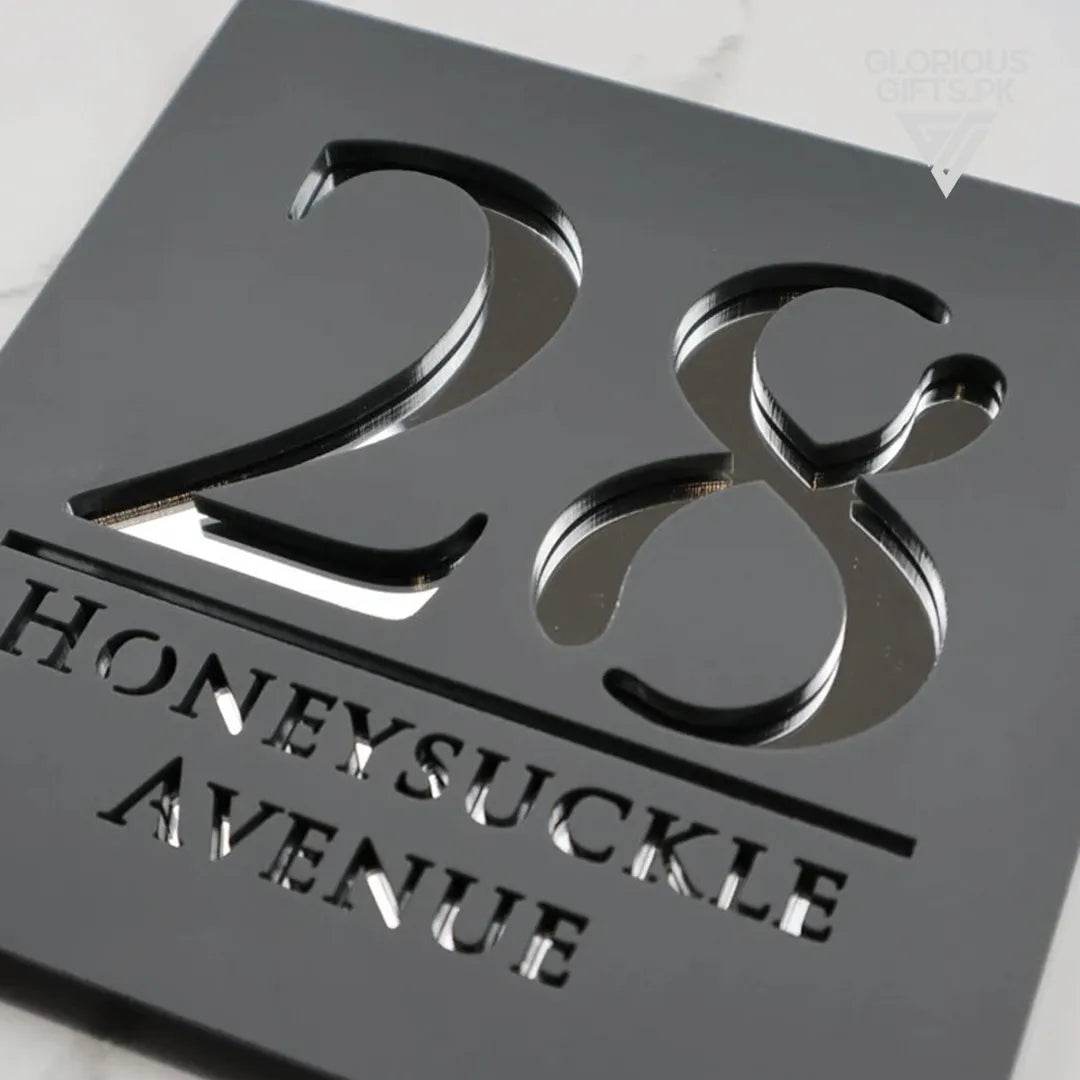 Laser Cut Floating Name Plate  White,Gold,Silver | GN011 - GloriousGifts.Pk | Pakistan's 1 Office & Home Decoration Brand