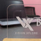 Custom Acrylic Desk Plate with Wood Base | GT003