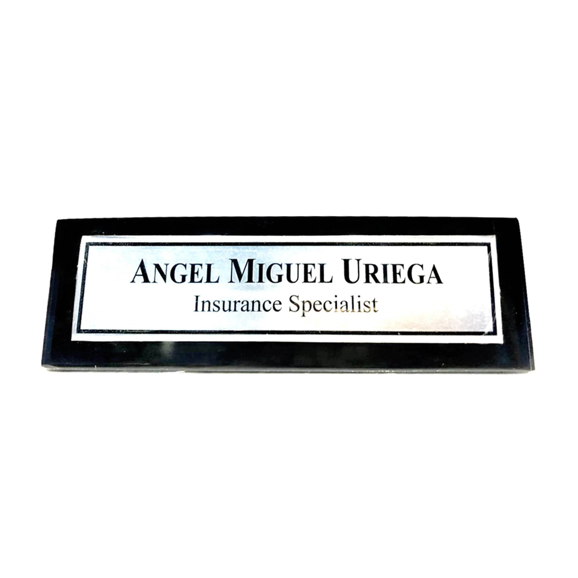 Solid Acrylic Triangle Desk Plate | GT007 - GloriousGifts.Pk | Pakistan's 1 Office & Home Decoration Brand