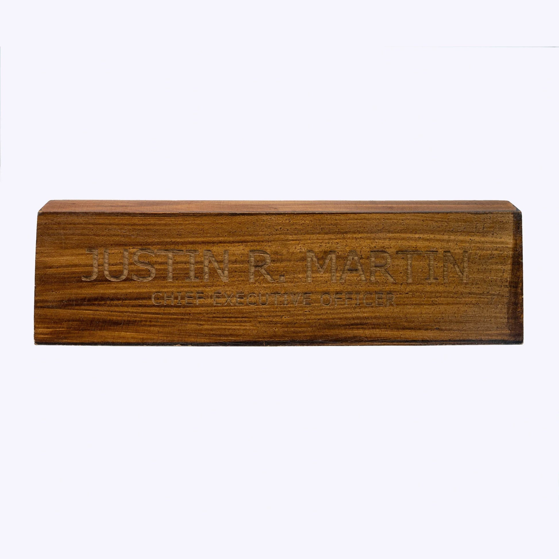 Wooden Desk Name Plate | GT009 - GloriousGifts.Pk | Pakistan's 1 Office & Home Decoration Brand