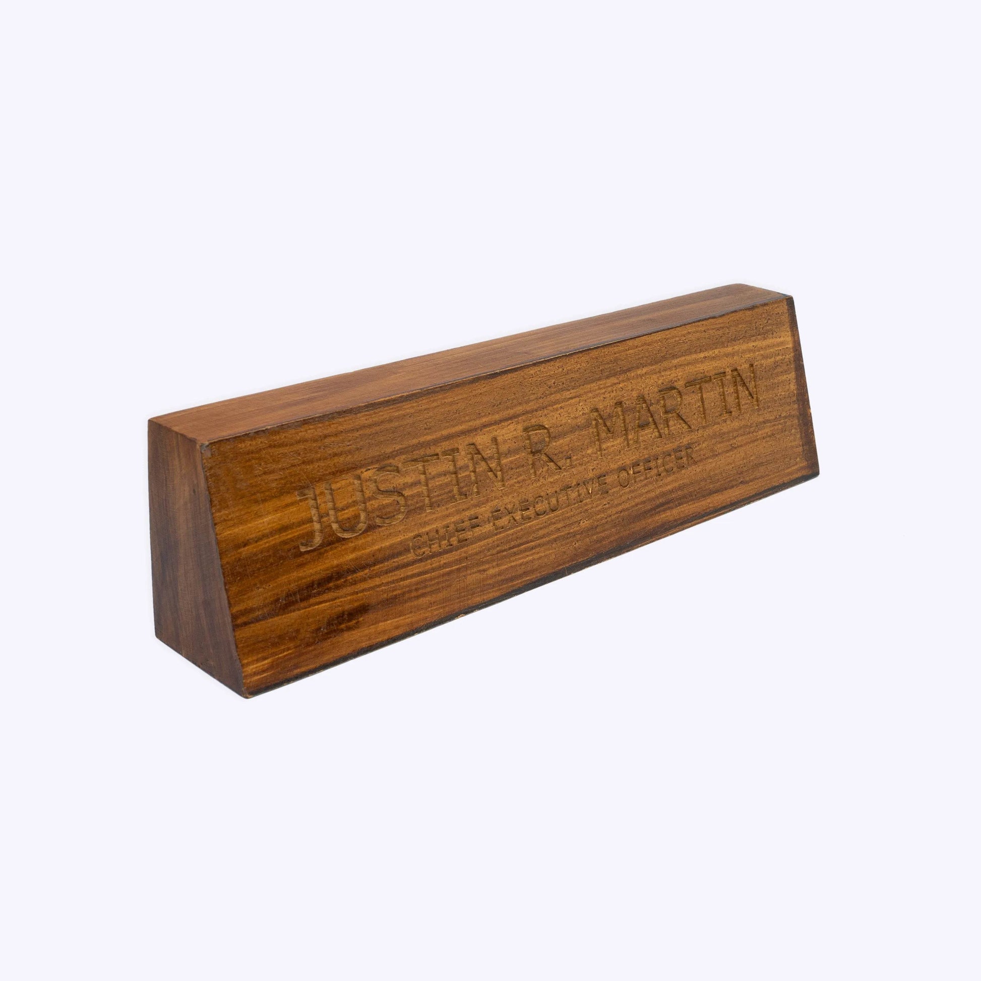 Wooden Desk Name Plate | GT009 - GloriousGifts.Pk | Pakistan's 1 Office & Home Decoration Brand