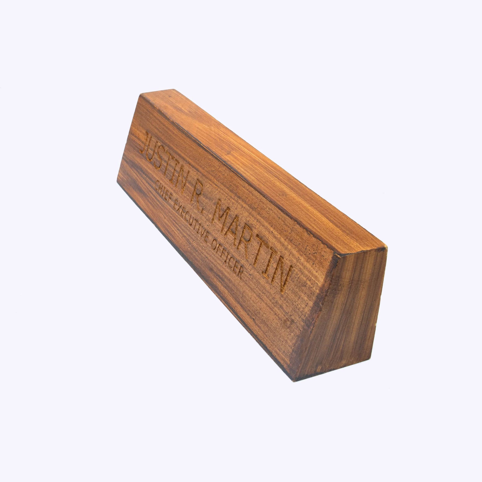 Wooden Desk Name Plate | GT009 - GloriousGifts.Pk | Pakistan's 1 Office & Home Decoration Brand
