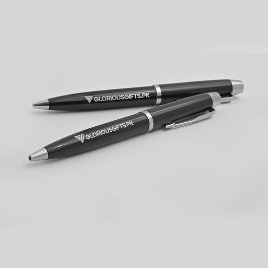 Personalized Shiny Black Metal Pen | GP006