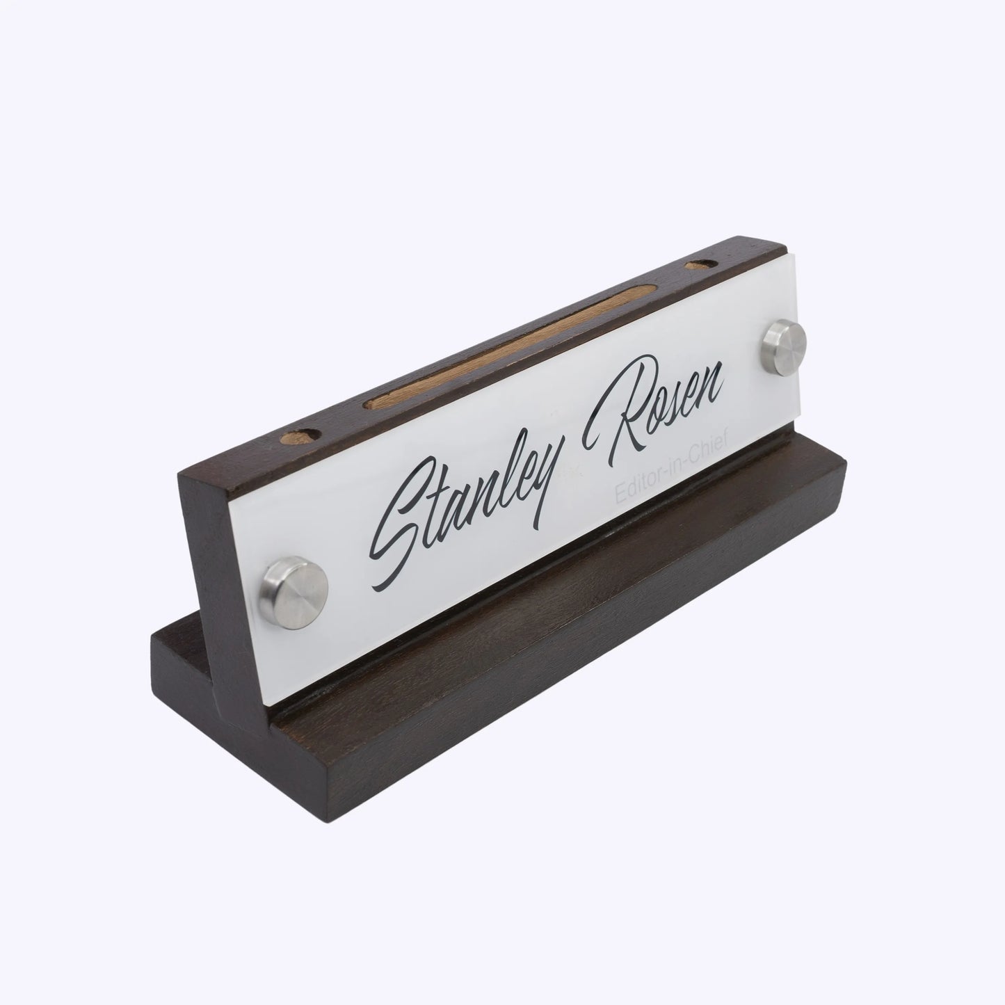 Table Name Plate with Card & Pen Holder | GT010