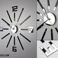 Large Silver & Black Mirror Clock Unique Gift | GC001 - GloriousGifts.Pk | Pakistan's 1 Office & Home Decoration Brand