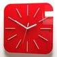 Clock HIPNOTIC Large Red Silent Clock | GC002 - GloriousGifts.Pk | Pakistan's 1 Office & Home Decoration Brand