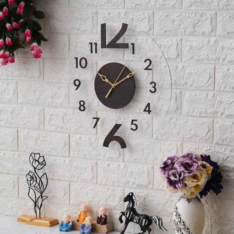 Printed Numbring Acrylic Wall Clock | GC009 - GloriousGifts.Pk | Pakistan's 1 Office & Home Decoration Brand