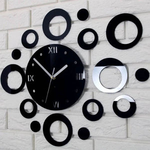 Modern Mirror Wall Clock Kids Room Gift | GC010