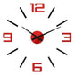 Large Black & Mirror Wall Clock Silver Accents | GC020 - GloriousGifts.Pk | Pakistan's 1 Office & Home Decoration Brand