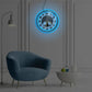 Tree Clock Blue Clock Neon Clock | GC003