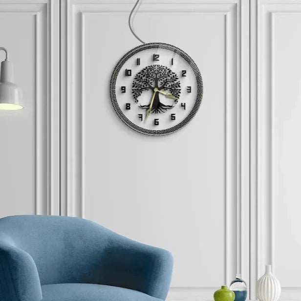 Tree Clock Blue Clock Neon Clock | GC003