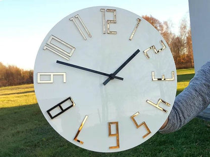 Numbering Clock, Golden Mirror, Clock, Gift Clock | GC005 - GloriousGifts.Pk | Pakistan's 1 Office & Home Decoration Brand