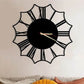 Black Oversized Silent Wooden Clock | GC013 - GloriousGifts.Pk | Pakistan's 1 Office & Home Decoration Brand
