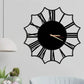Black Oversized Silent Wooden Clock | GC013 - GloriousGifts.Pk | Pakistan's 1 Office & Home Decoration Brand