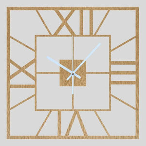 Roman Wooden Clock  Minimalist Home Décor | GC014