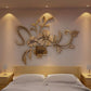 3D Mirror Flower Wall Sticker Stylish Home Décor | GW001
