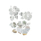 Rose Flower Leaves Silver Mirror Acrylic GW002 - GloriousGifts.Pk | Pakistan's 1 Office & Home Decoration Brand