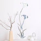 Flower Blossom Silver Mirror Reflective Wall Stickers GW004 - GloriousGifts.Pk | Pakistan's 1 Office & Home Decoration Brand