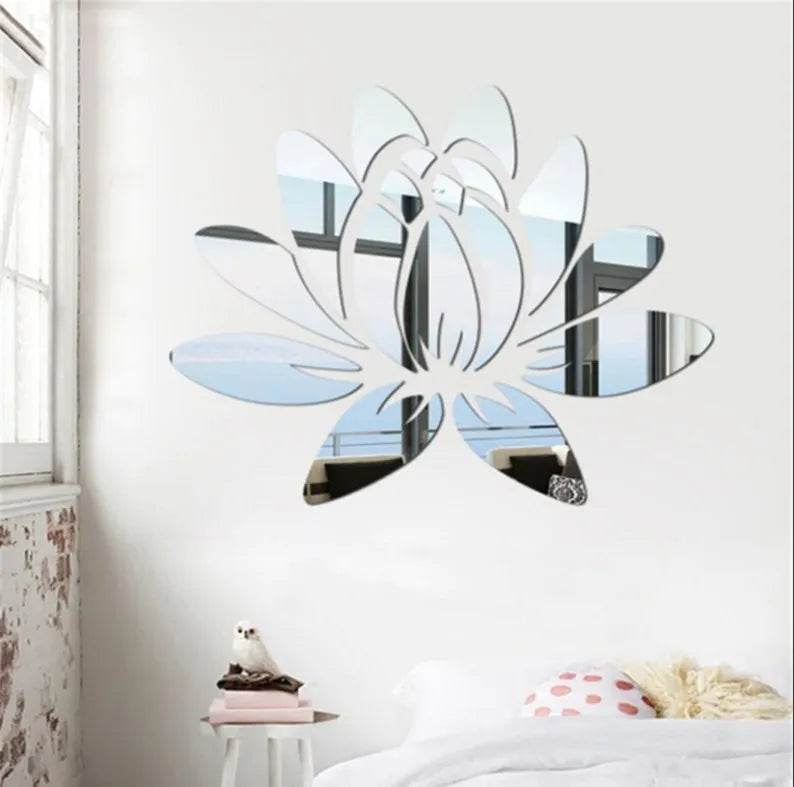 3D Lotus Wall Sticker Delicate GW005 - GloriousGifts.Pk | Pakistan's 1 Office & Home Decoration Brand