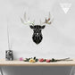 Deer Head Acrylic Mirror Wall Décor | GW010