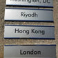Acrylic Sliding Office Name Plate | GD003