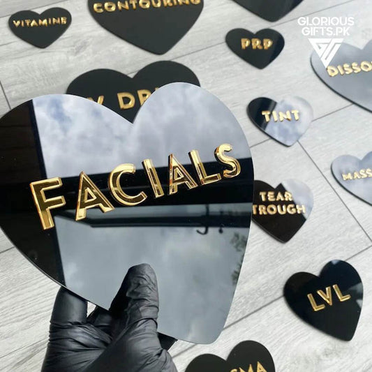 Set of 3 Heart & Candy Signs Beauty Room Décor |GW011 - GloriousGifts.Pk | Pakistan's 1 Office & Home Decoration Brand