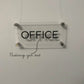 Custom 3D Acrylic Door Name Plate | GD004 - GloriousGifts.Pk | Pakistan's 1 Office & Home Decoration Brand