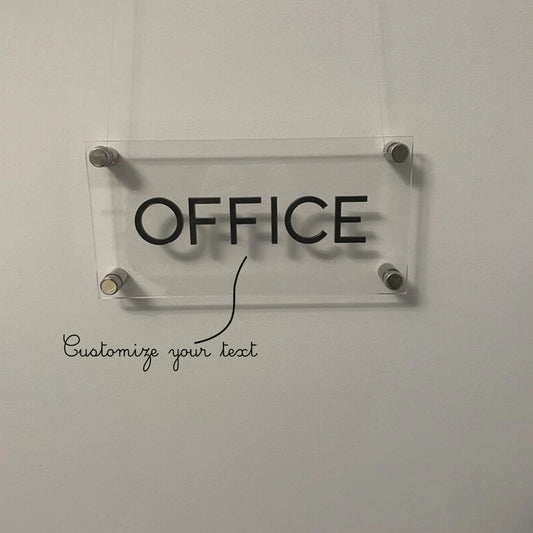 Custom 3D Acrylic Door Name Plate | GD004