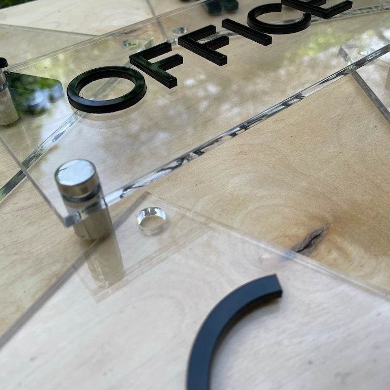 Custom 3D Acrylic Door Name Plate | GD004 - GloriousGifts.Pk | Pakistan's 1 Office & Home Decoration Brand