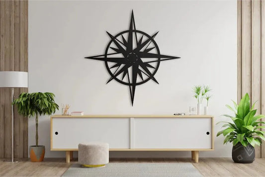Wooden Compass Wall Art Nursery Décor |GW015