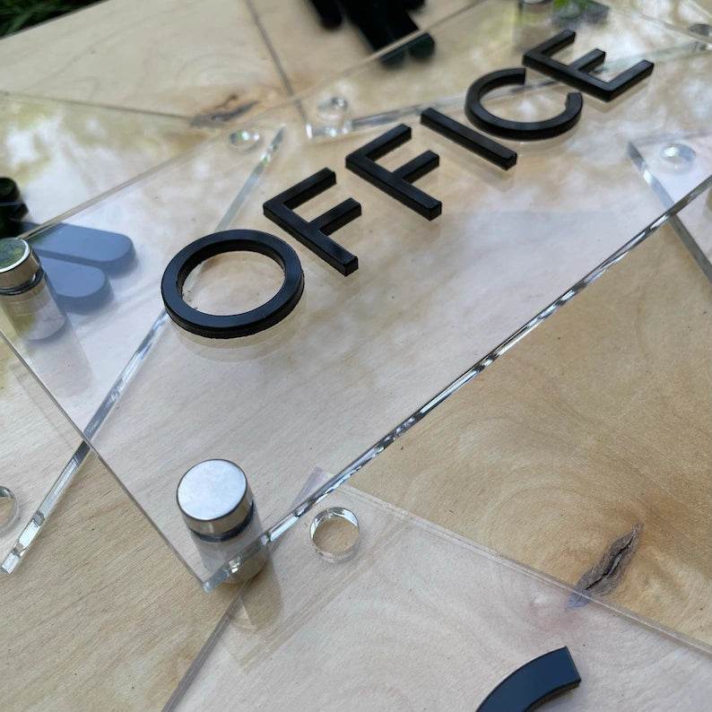 Custom 3D Acrylic Door Name Plate | GD004 - GloriousGifts.Pk | Pakistan's 1 Office & Home Decoration Brand
