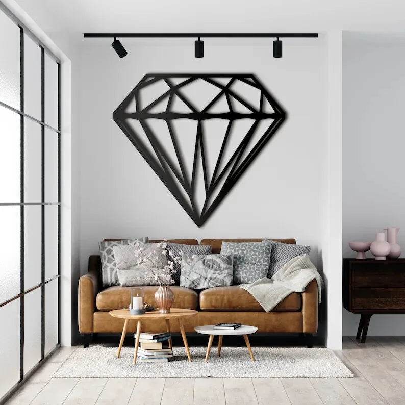 Wooden Geometric Diamond Wall Art |GW016 - GloriousGifts.Pk | Pakistan's 1 Office & Home Decoration Brand