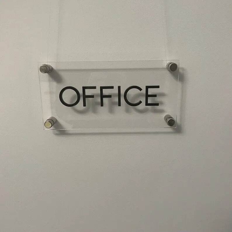Custom 3D Acrylic Door Name Plate | GD004 - GloriousGifts.Pk | Pakistan's 1 Office & Home Decoration Brand