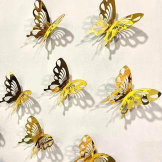 3D Acrylic Wall Butterflies  Decorative Stickers |GW015