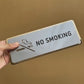 Laser Cut No Smoking Sign  Golden Plate | GD010