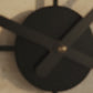 Large Black Roman Clock  Unique Design | GC018