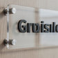 Custom 3D Acrylic Door Name Plate | GD004