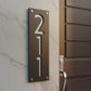 Modern Vertical Address Plaque | GN016
