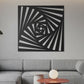 Wooden Wall Art Square in Depth Decorative Panel GW014