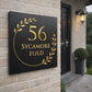 Matte Black Square House Numbers | GN015