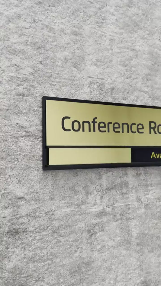 Custom Conference Room Sign Busy/Available | GD013