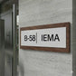 Acrylic + Wooden Door Name Plate | GD006