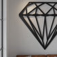 Wooden Geometric Diamond Wall Art | GW016
