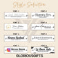 Table Name Plate with Card & Pen Holder | GT010